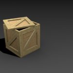 Crate in 3D, a CG Rendered Containers
