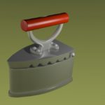 Charcoal Iron box in 3D, a CG Rendered Home Appliances