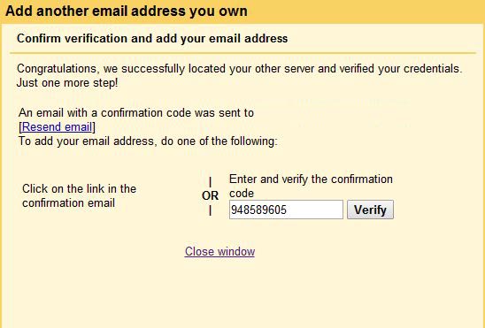 GMail Email Settings