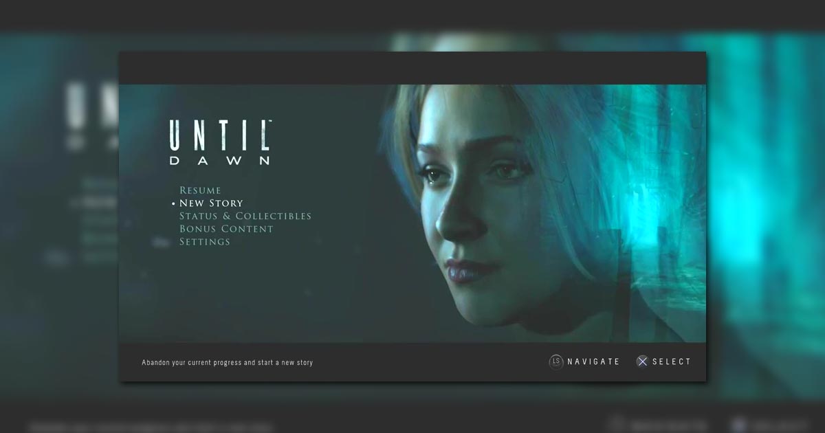 Until Dawn the Video Game