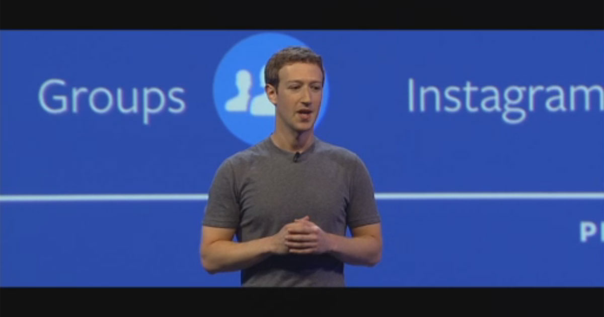 F8 Developer Conference Mark Zuckerburg