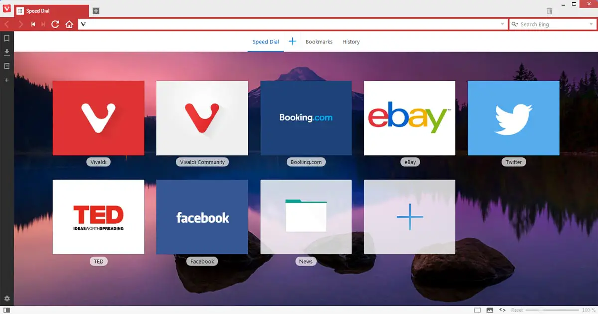 Vivaldi 1.0 Review Speed Dial