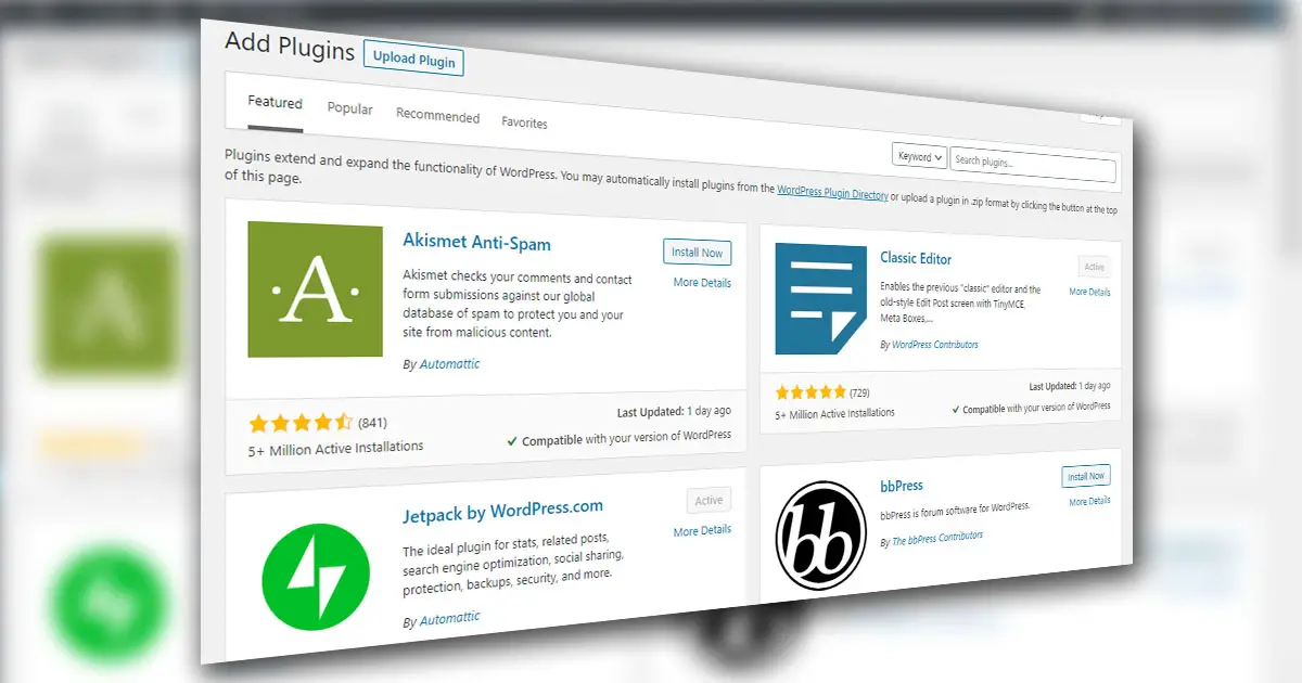 Install a WordPress Plugin