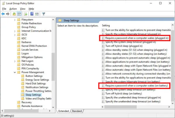 disable lock screen with group policy editor