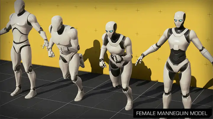 Female Mannequin Character - UE4 September 2020 Giveaways