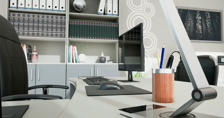 Office Scene by Jaime Perez