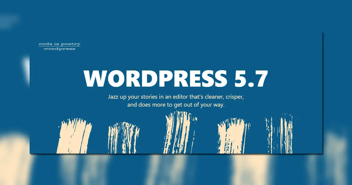 WordPress 5.7